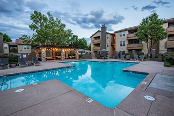 Swimming Pool at Rio Rancho NM Apartment Complex 87114